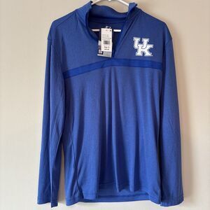 NWT Men’s University of Kentucky Logo 1/4 Zip Lightweight Pullover Size Small